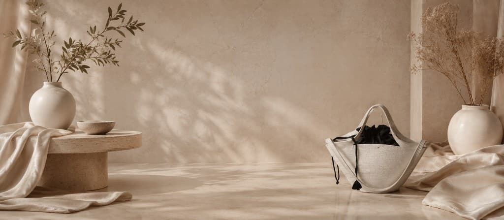 Maison Elowen rope bag in a styled interior setting